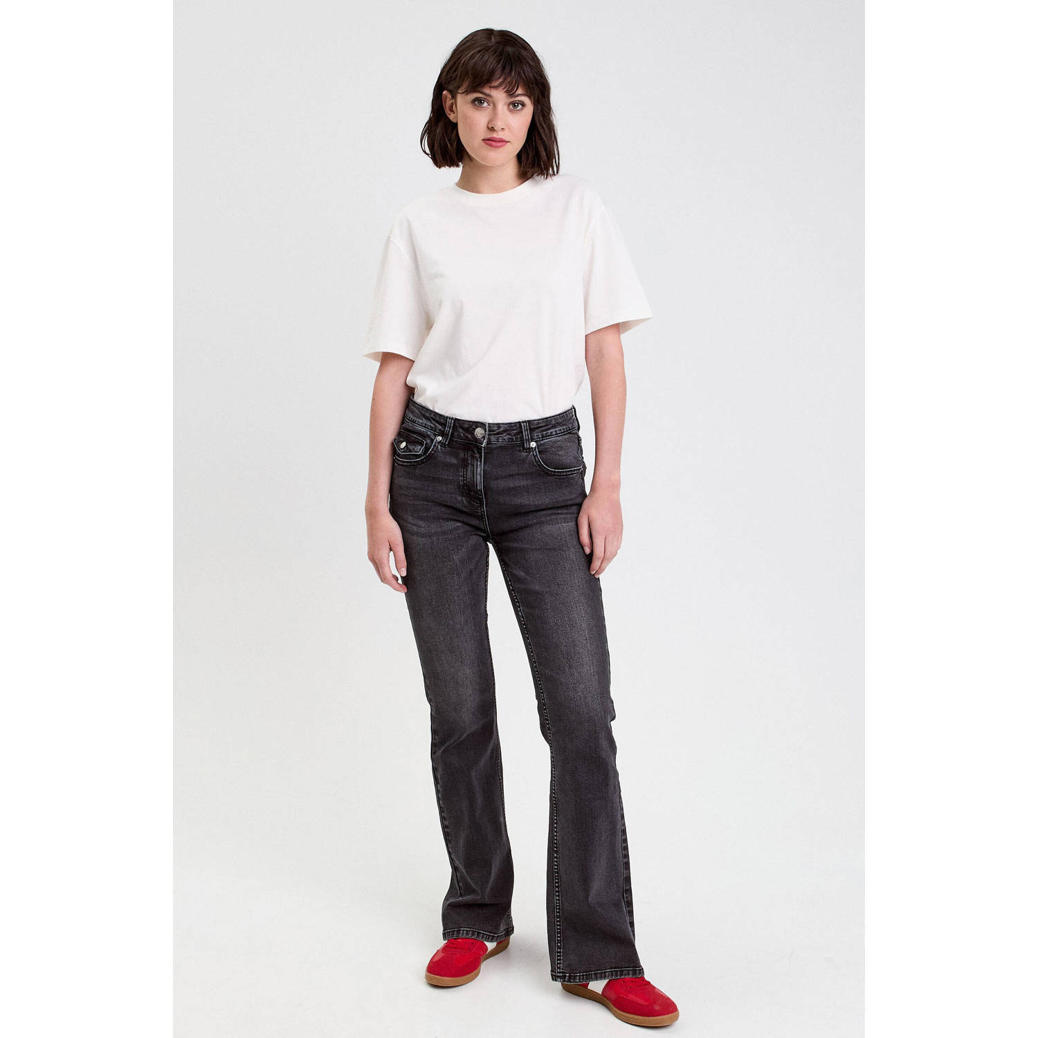 Cache bootcut jeans black