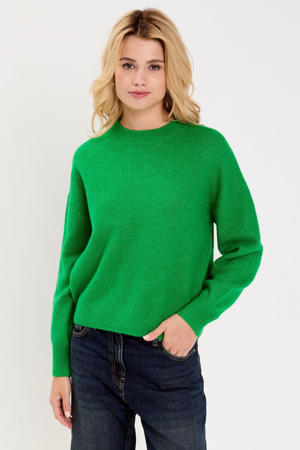 trui met wol groen