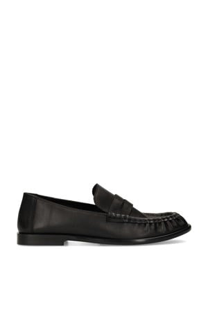leren loafers zwart