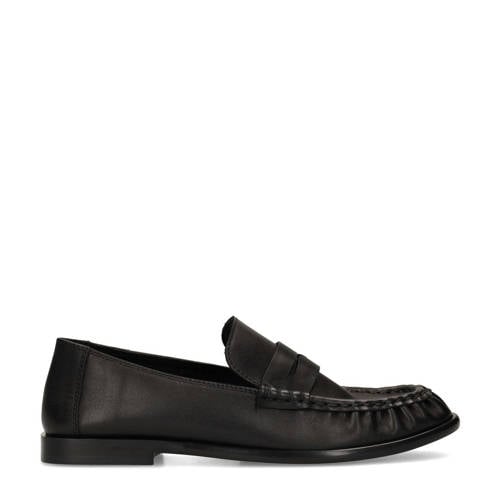 Sacha leren loafers zwart afbeelding