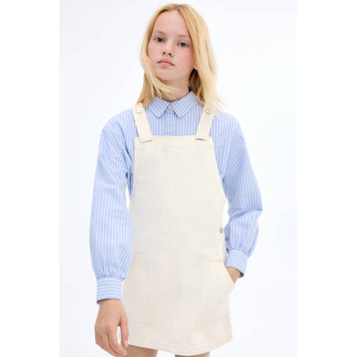 Mango Kids spijkerjurk ecru afbeelding
