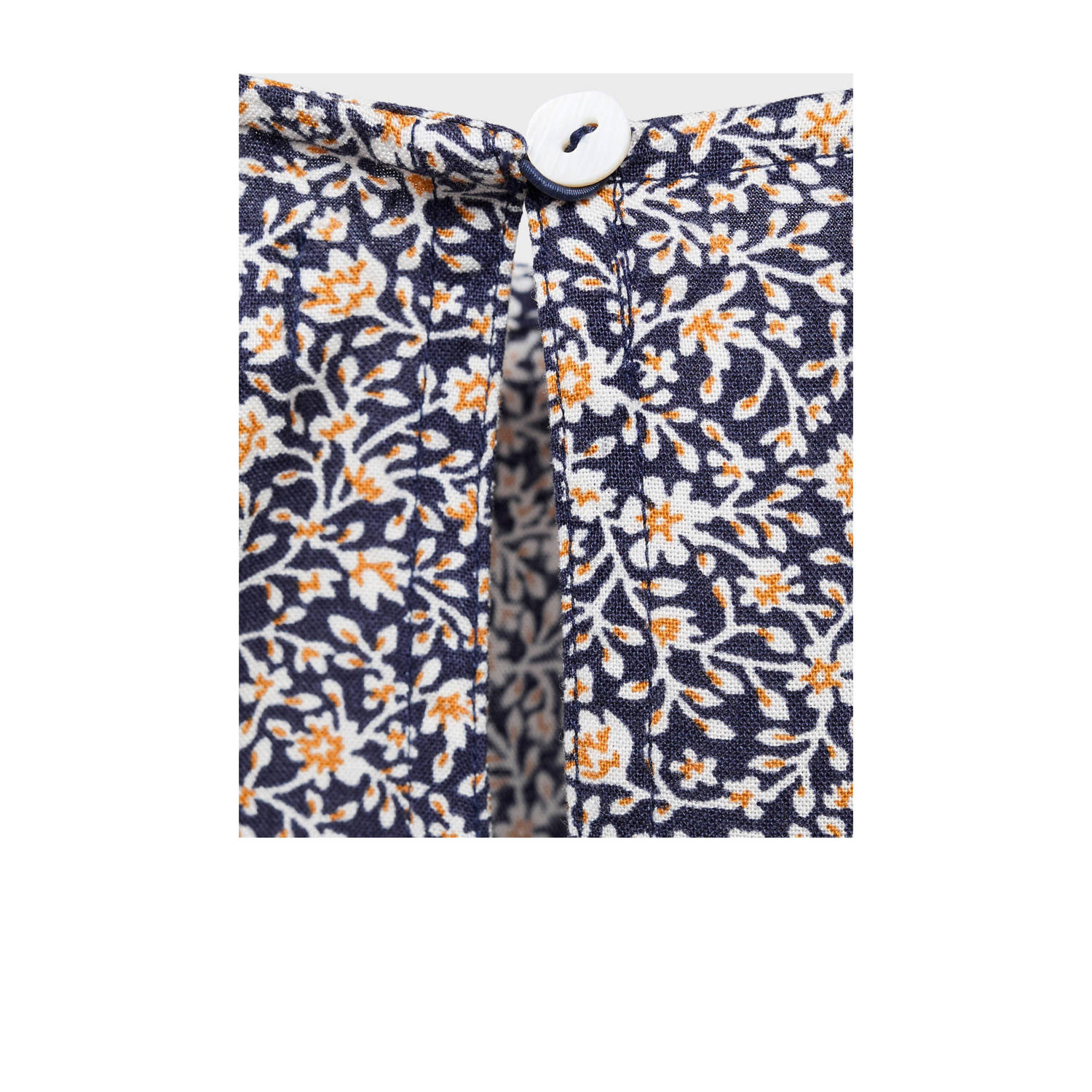 Mango Kids korte jurk donkerblauw