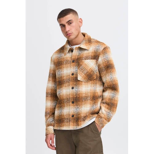 Solid overshirt bruin afbeelding