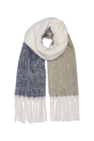 sjaal sjaal ONLBONNIE blauw/beige