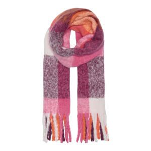 geruite sjaal ONLISLA roze