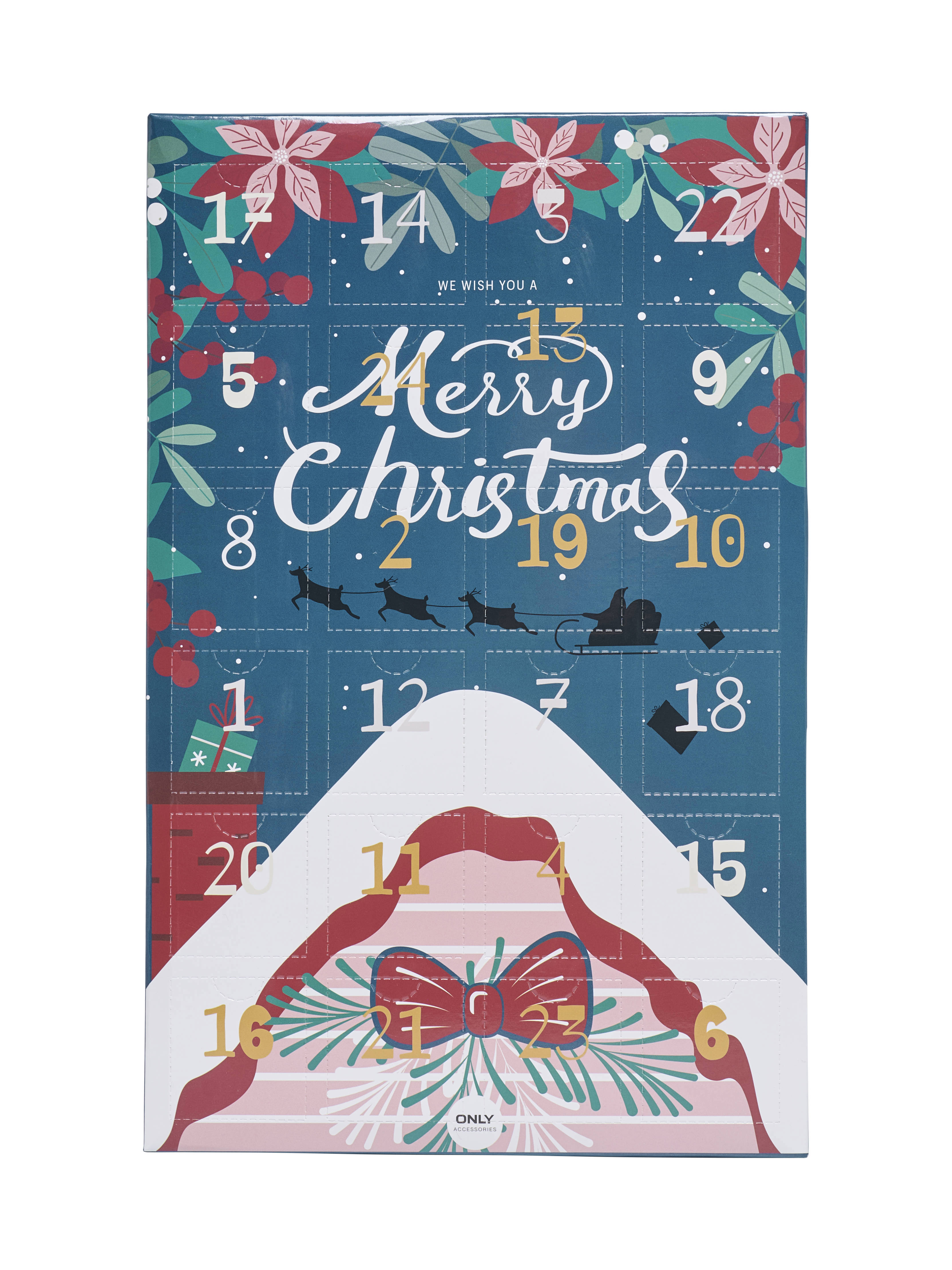 Kleine Zak En Papieren Tag Met Nummer 1 Geïsoleerd Op Wit Kerstkalender Image202860923