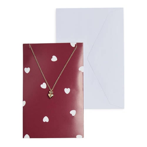 PIECES ketting + giftcard PCJYTTE goudkleurig afbeelding