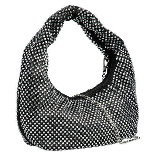 PIECES schoudertas PCJANNA met strass zwart afbeelding