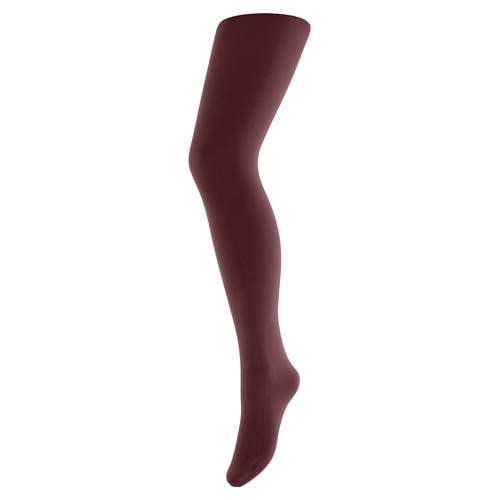 PIECES panty PCKIMA 80 denier bordeauxrood afbeelding