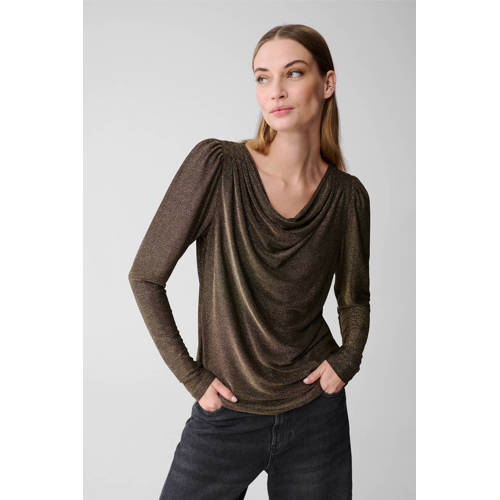 Shoeby top goud met glitter afbeelding