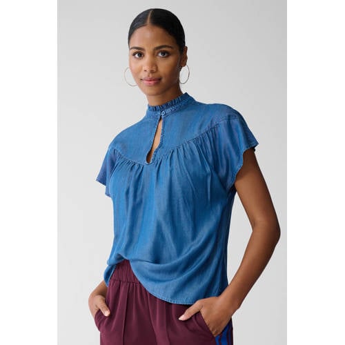 Shoeby denim top blauw afbeelding