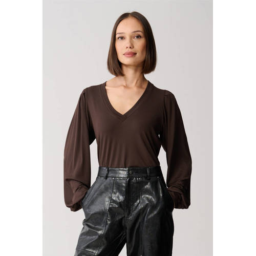 Shoeby top donkerbruin afbeelding
