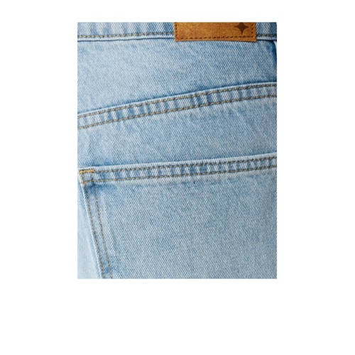 Shoeby high waist baggy jeans light blue denim afbeelding