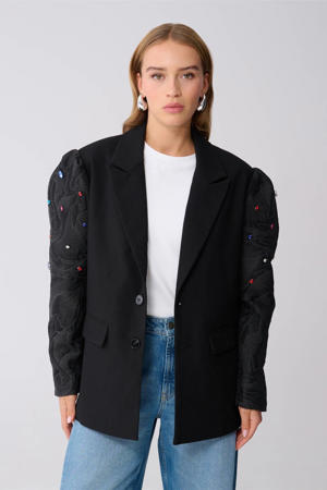 oversized blazer zwart
