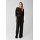 Shoeby gestreepte top bruin met lurex