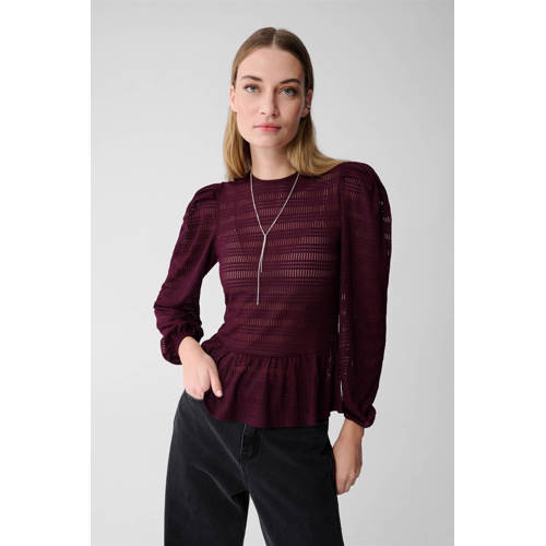 Shoeby top donkerrood afbeelding