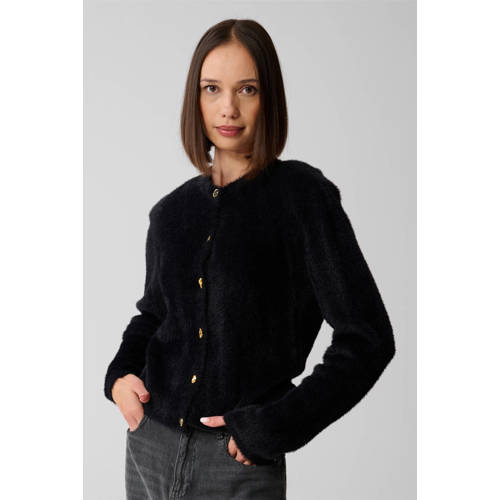 Shoeby gebreid vest bruin afbeelding