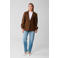 Shoeby getailleerde blazer met wol bruin