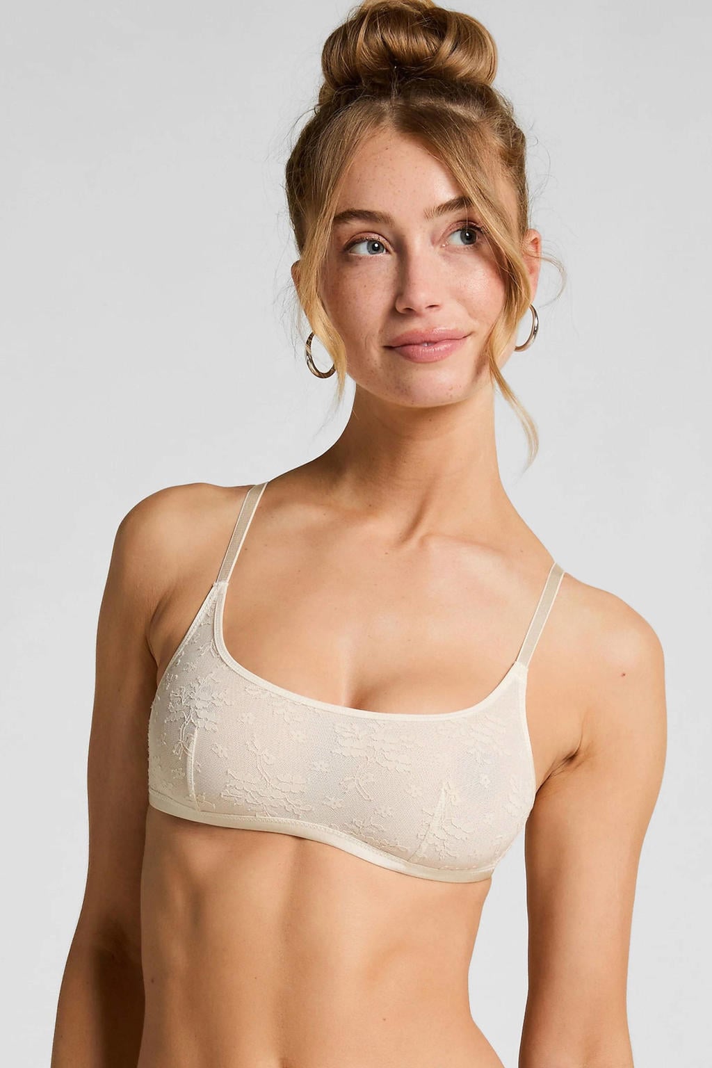 Hunkemöller niet-voorgevormde bralette Darcy ecru