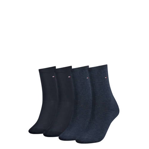 Tommy Hilfiger sokken met logo - set van 4 donkerblauw afbeelding