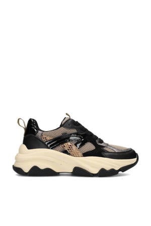 Gigi chunky sneakers zwart/beige