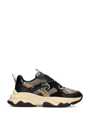 Gigi chunky sneakers zwart/beige