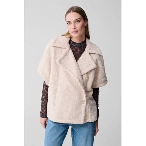 Shoeby teddy gilet ecru afbeelding