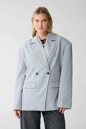 oversized blazer grijs