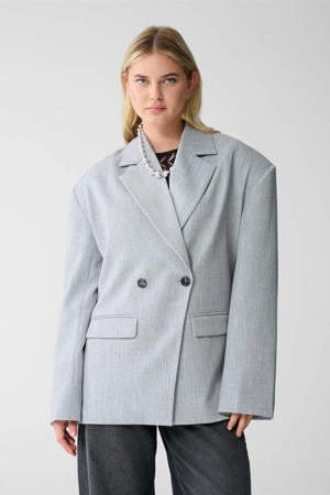 oversized blazer grijs