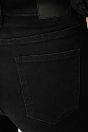 thumbnail: Shoeby high waist flared jeans black denim