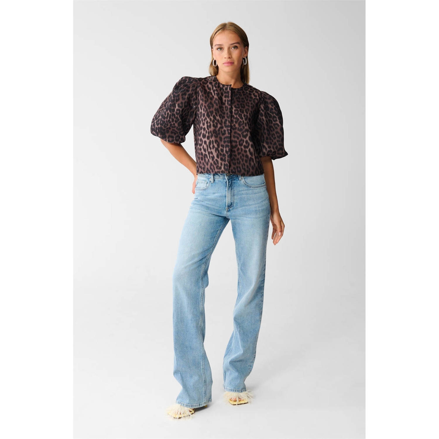 Shoeby blousetop bruin
