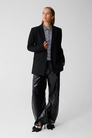 regular blazer zwart
