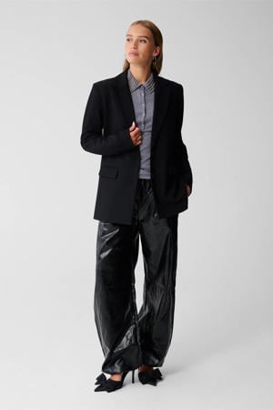 regular blazer zwart