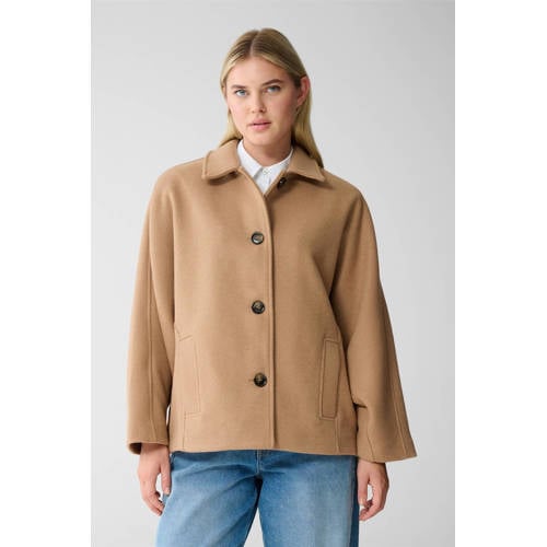 Shoeby korte mantel camel afbeelding