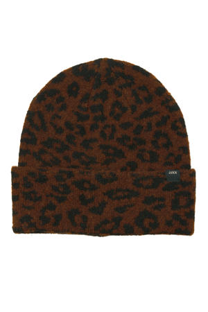 muts JXMOLLY met panterprint bruin