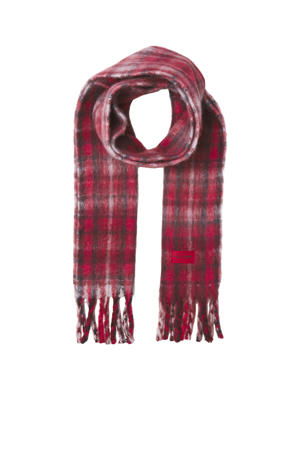 geruite sjaal JXLESLIE rood