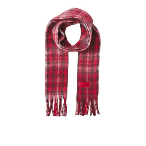 JJXX geruite sjaal JXLESLIE rood afbeelding