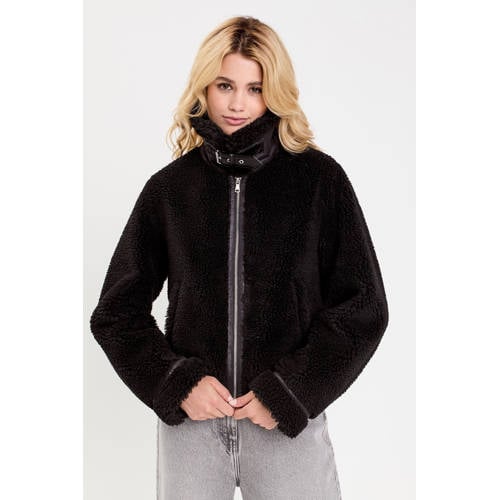 Cache Cache faux fur jas zwart afbeelding