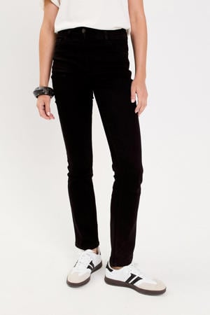 straight leg jeans black denim