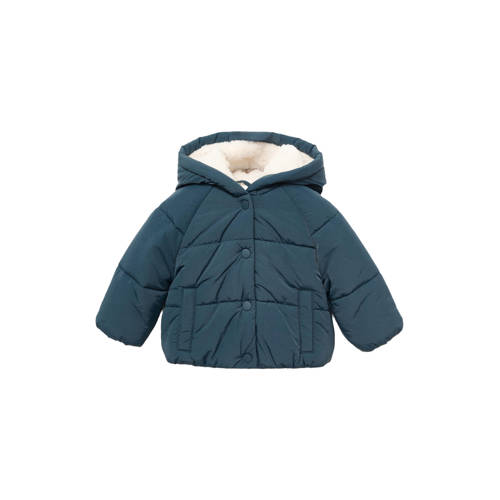 Mango Kids gewatteerde jas donkerblauw afbeelding