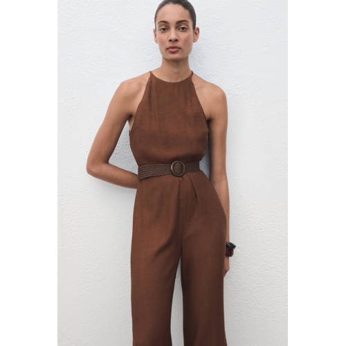 Mango jumpsuit bruin afbeelding