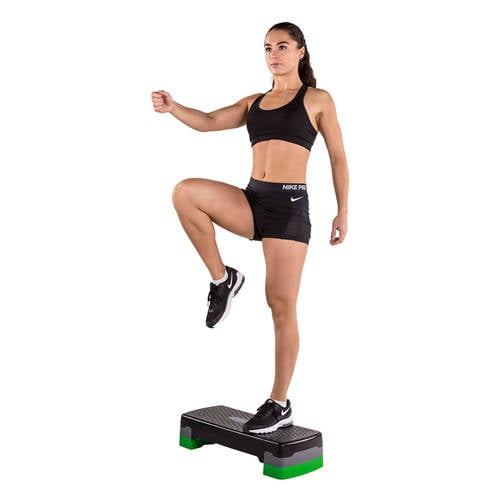Tunturi Aerobic step easy - Fitness step - Verstelbaar - Aerobics stepper - Zwart afbeelding