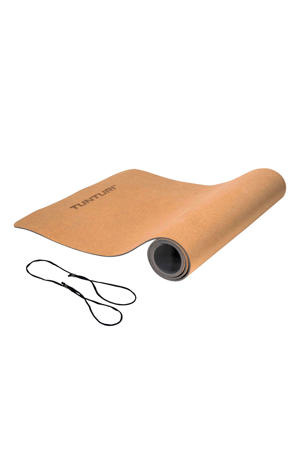 yogamat 4 mm camel/zwart