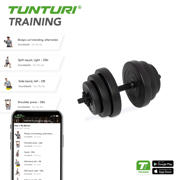 thumbnail: Tunturi  dumbbellset - 15kg