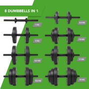 thumbnail: Tunturi  dumbbellset - 15kg