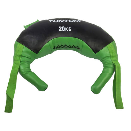 Tunturi Bulgarian bag 20kg groen/zwart afbeelding