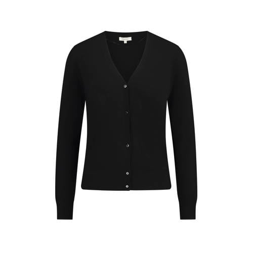 Expresso cardigan zwart fijn gebreid afbeelding