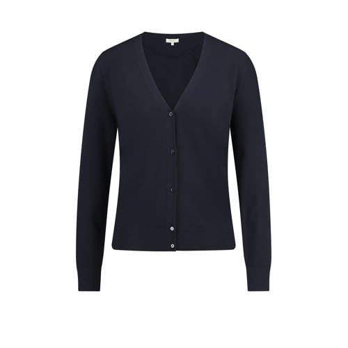 Expresso cardigan donkerblauw fijn gebreid afbeelding