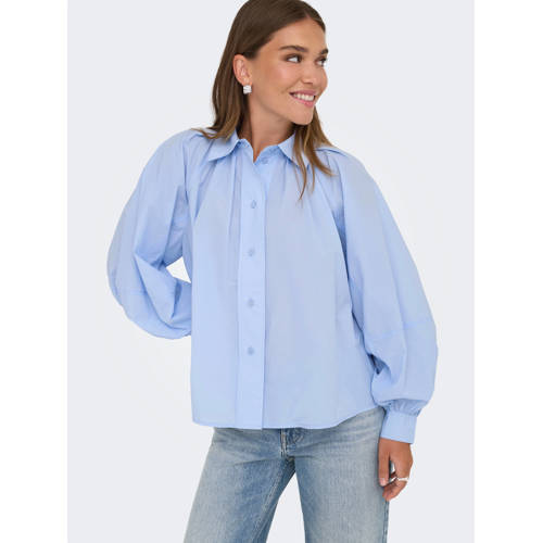 ONLY blouse blauw afbeelding