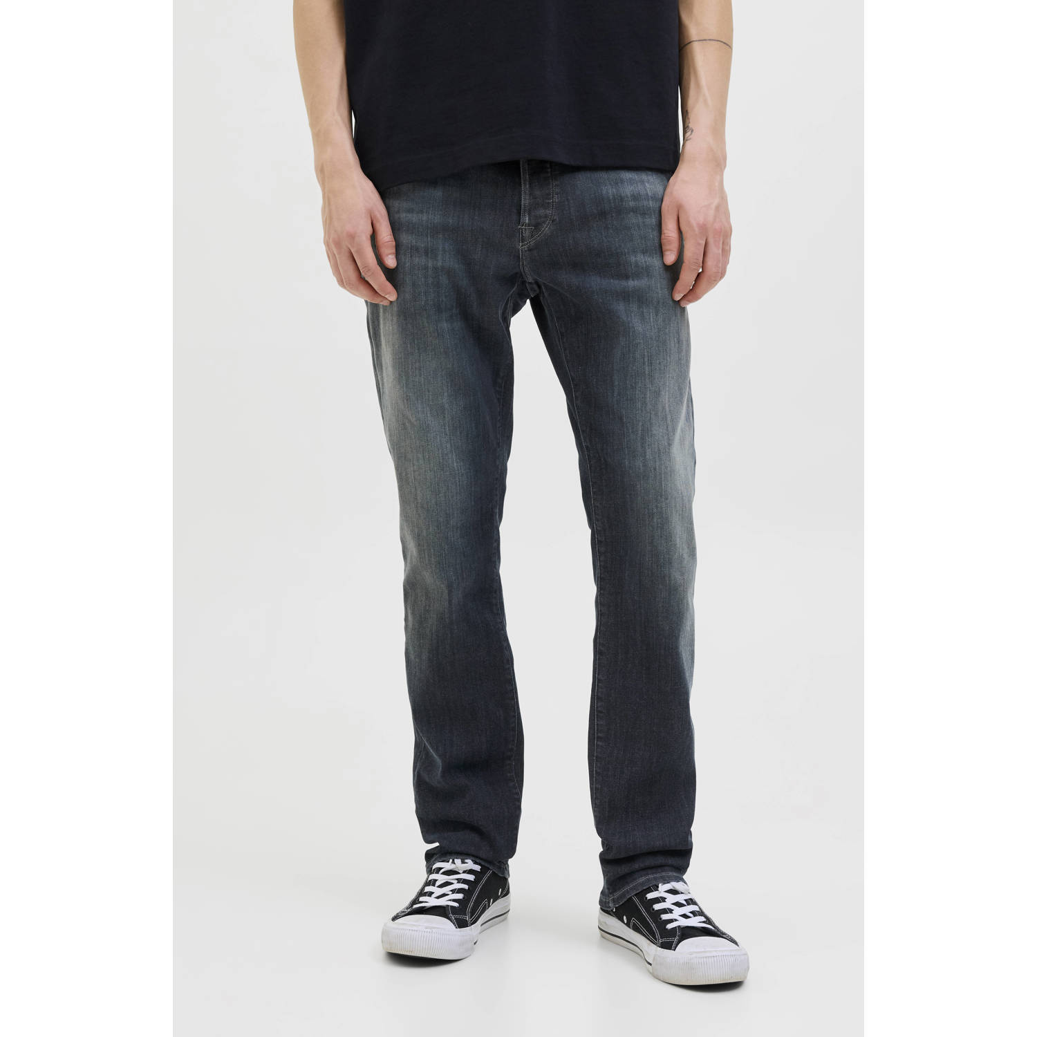 JACK & JONES JEANS INTELLIGENCE JJIGLENN JJFOX slim fit jeans blue denim
